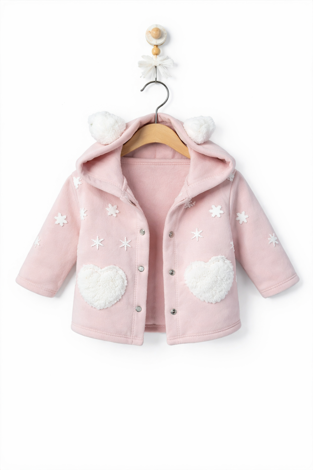 Set 3 piese pentru fetite - fulgi de zapada 6-24 luni