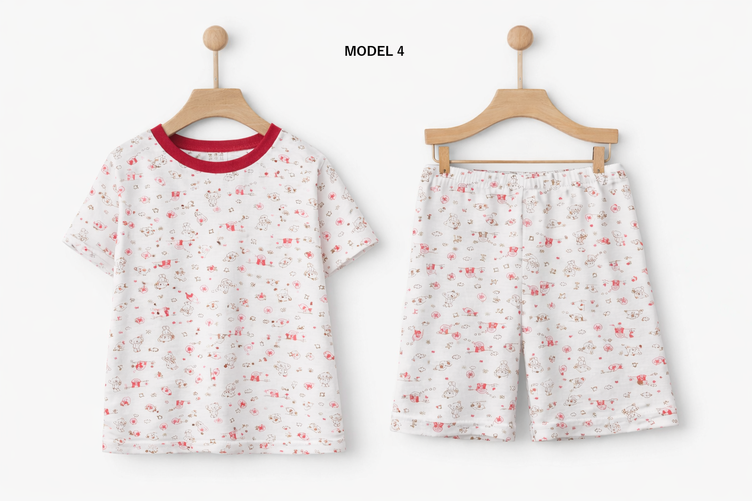 Pijamale de Vara 100%Bumbac -  Fabricat in Romania - 6 luni - 3 ani