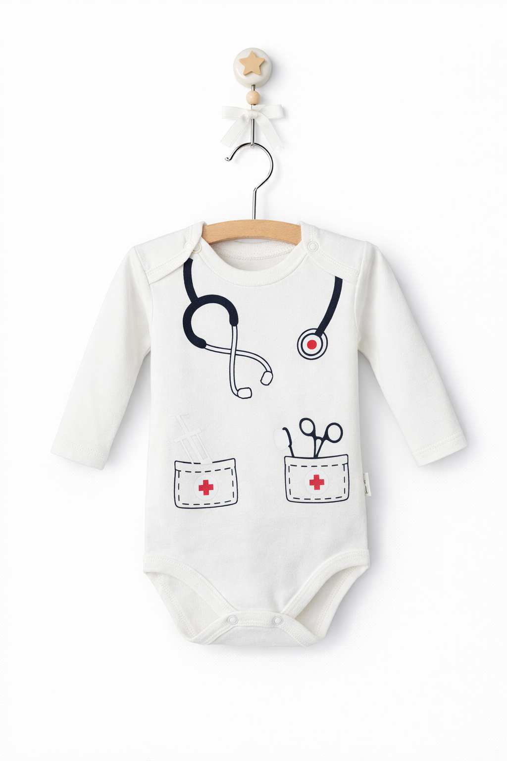 Body Bebe 3-18 luni ,Micutul Doctoras- Bumbac 100%