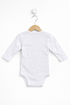 Body Premium cu Mâneci Lungi - Alb
