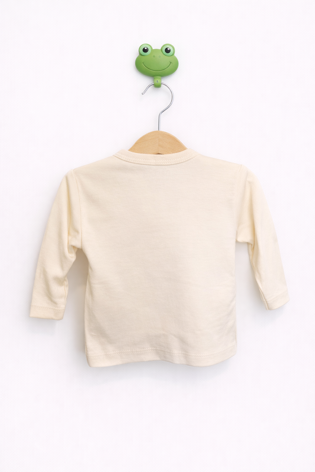 Set 5 piese pentru bebeluși 0-3 luni - 100% Bumbac - Crem