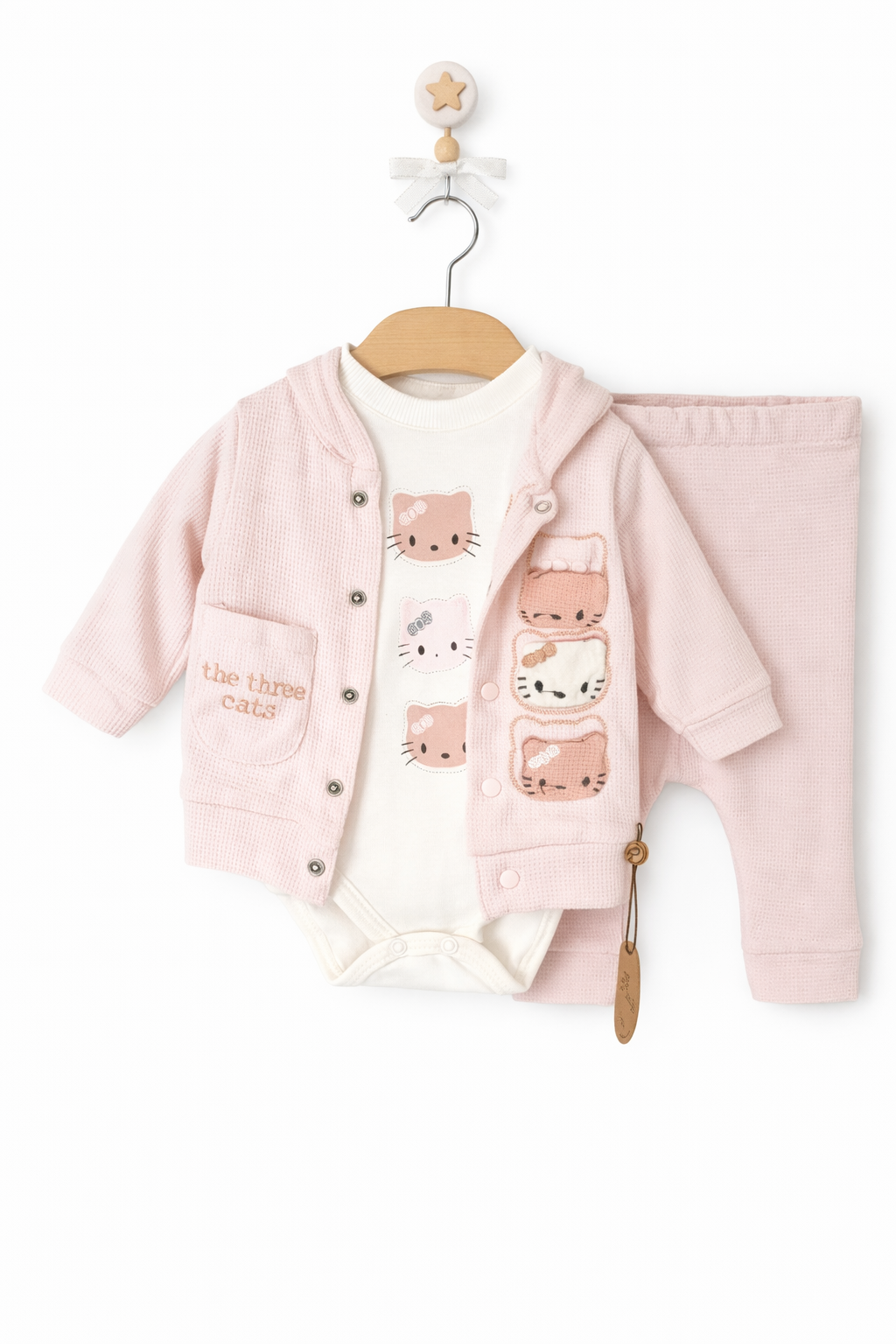 Set 3 piese pentru fetite 0-12 luni