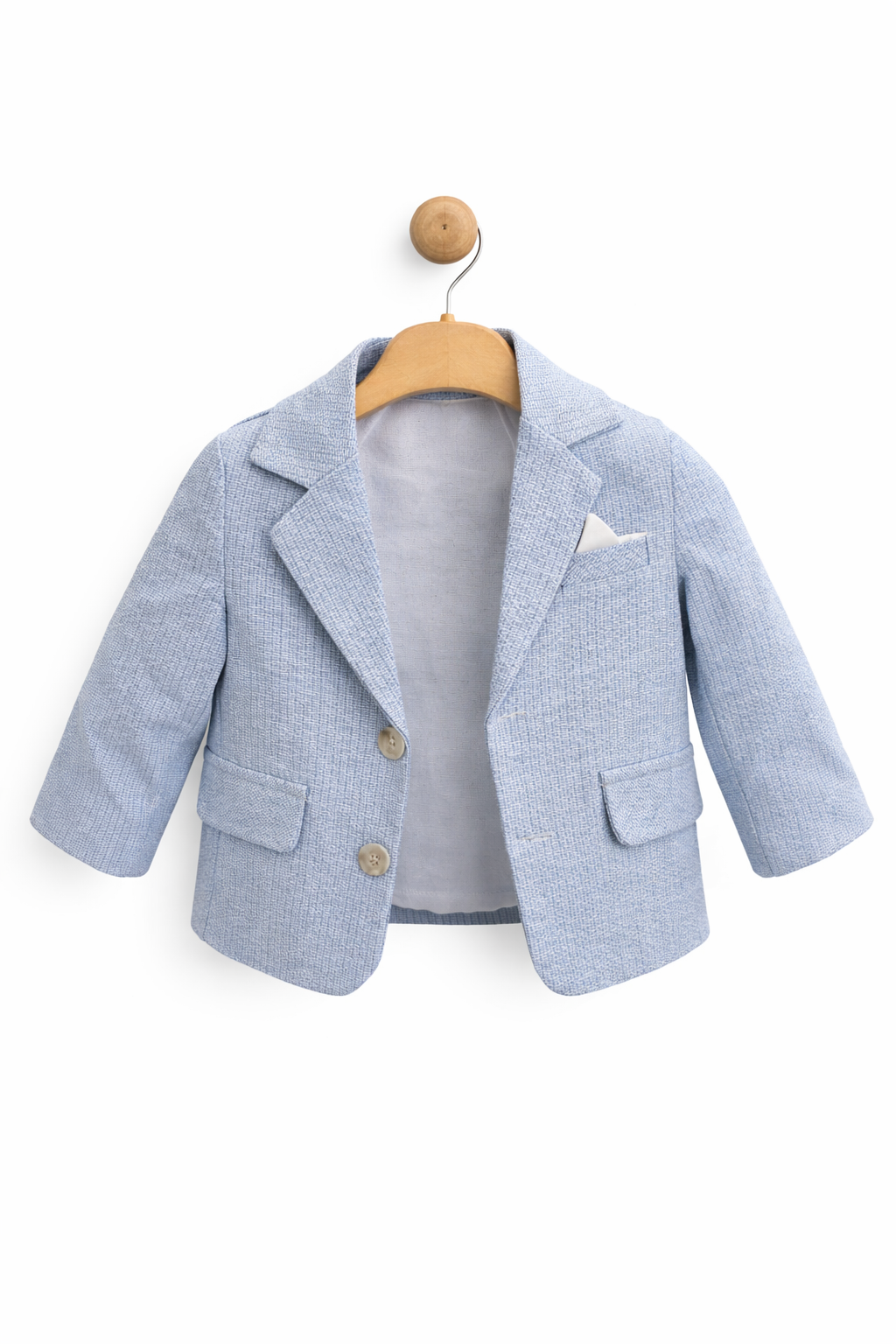 A. Costum Noblesse Baby Blue – Set 5 Piese Băieți Evenimente