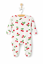 Salopetă Bebe 1-9 luni, cu Cirese - Bumbac 100%