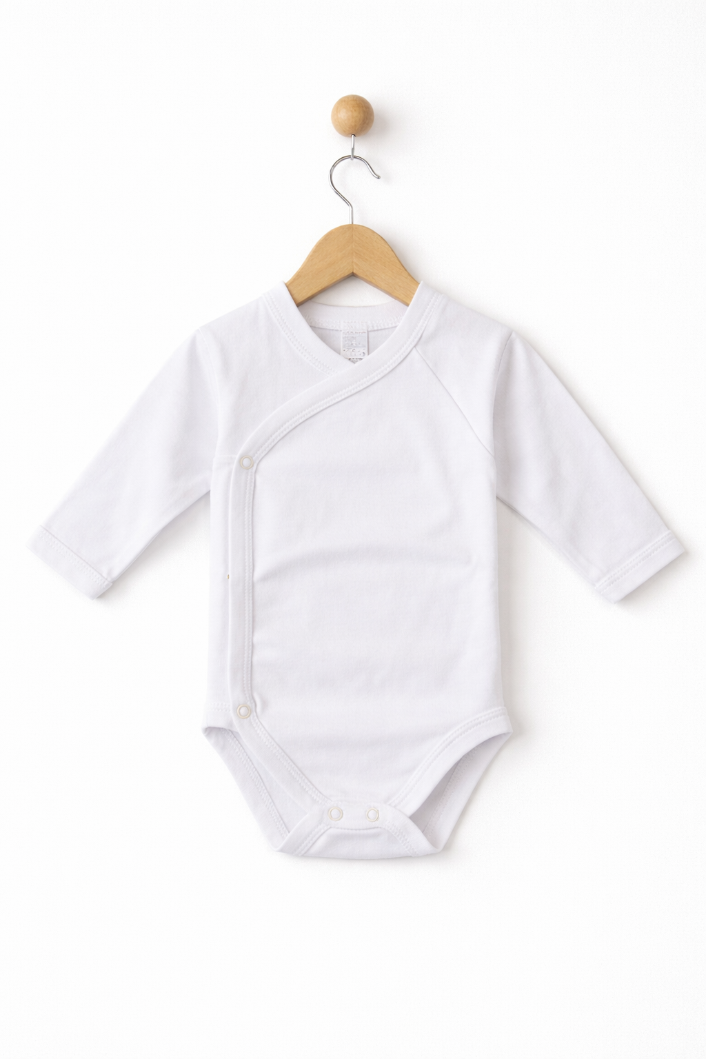 Body ROMANIA Kimono Premium pentru Nou-Născuți - Alb 62 cm -74 cm
