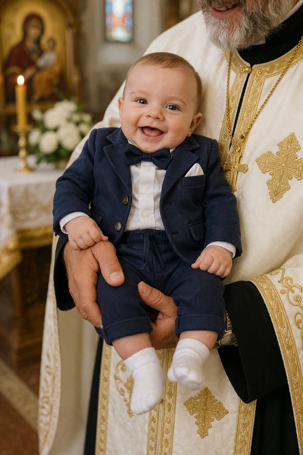 A. Costum Noblesse Baby Navy – Set 5 Piese Băieți Evenimente
