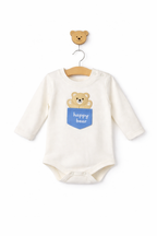 Set 3 piese pentru bebelusi - happy bear- 0-12 luni