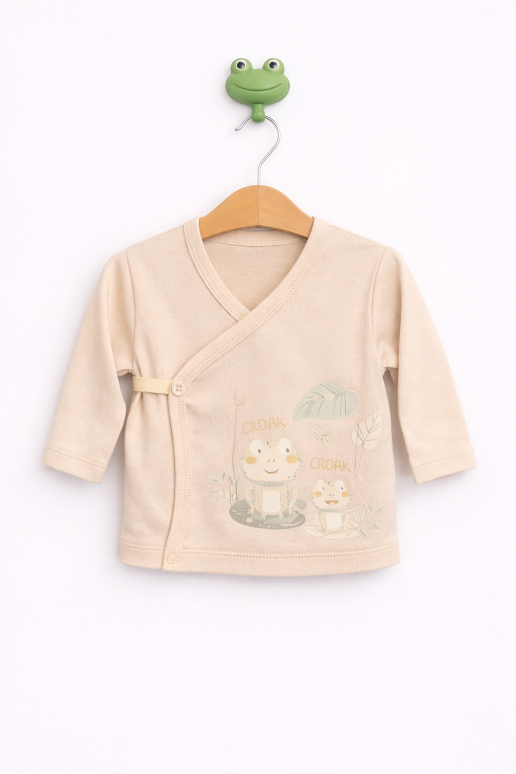 Set 5 piese pentru bebeluși 0-3 luni - 100% Bumbac - Bej