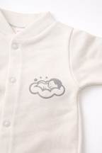 Set Salopetă și Căciuliță Unisex - Multicolor Bebe Nuage - 62 cm