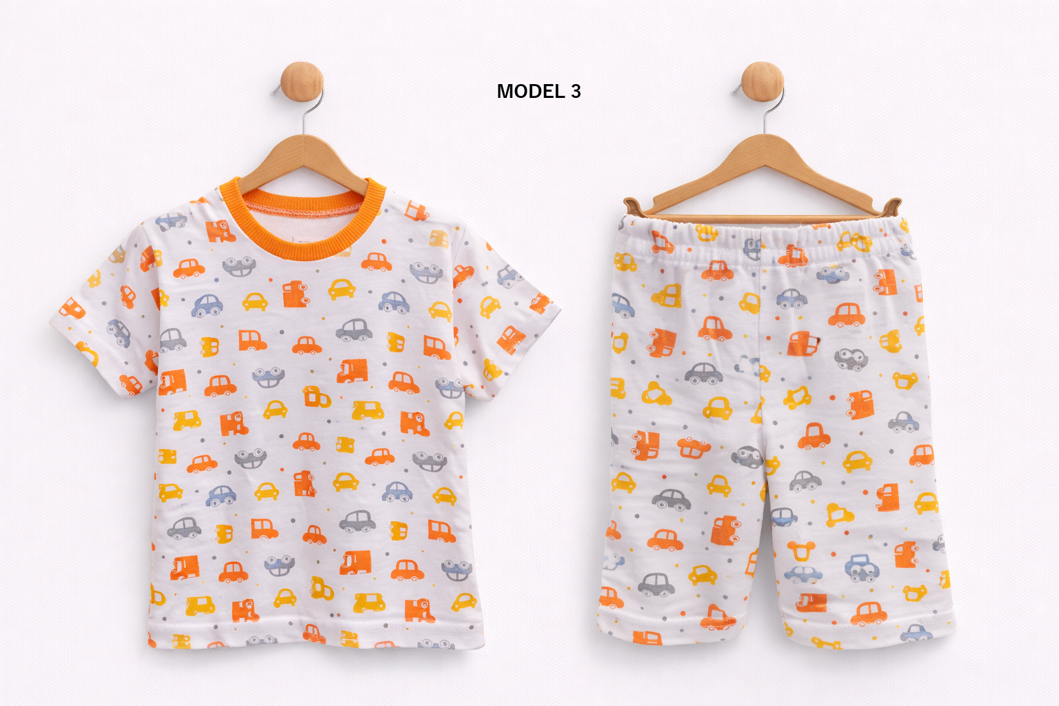 Pijamale de Vara 100%Bumbac -  Fabricat in Romania - 6 luni - 3 ani