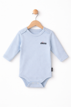 Body Premium cu Mâneci Lungi - Albastru Deschis