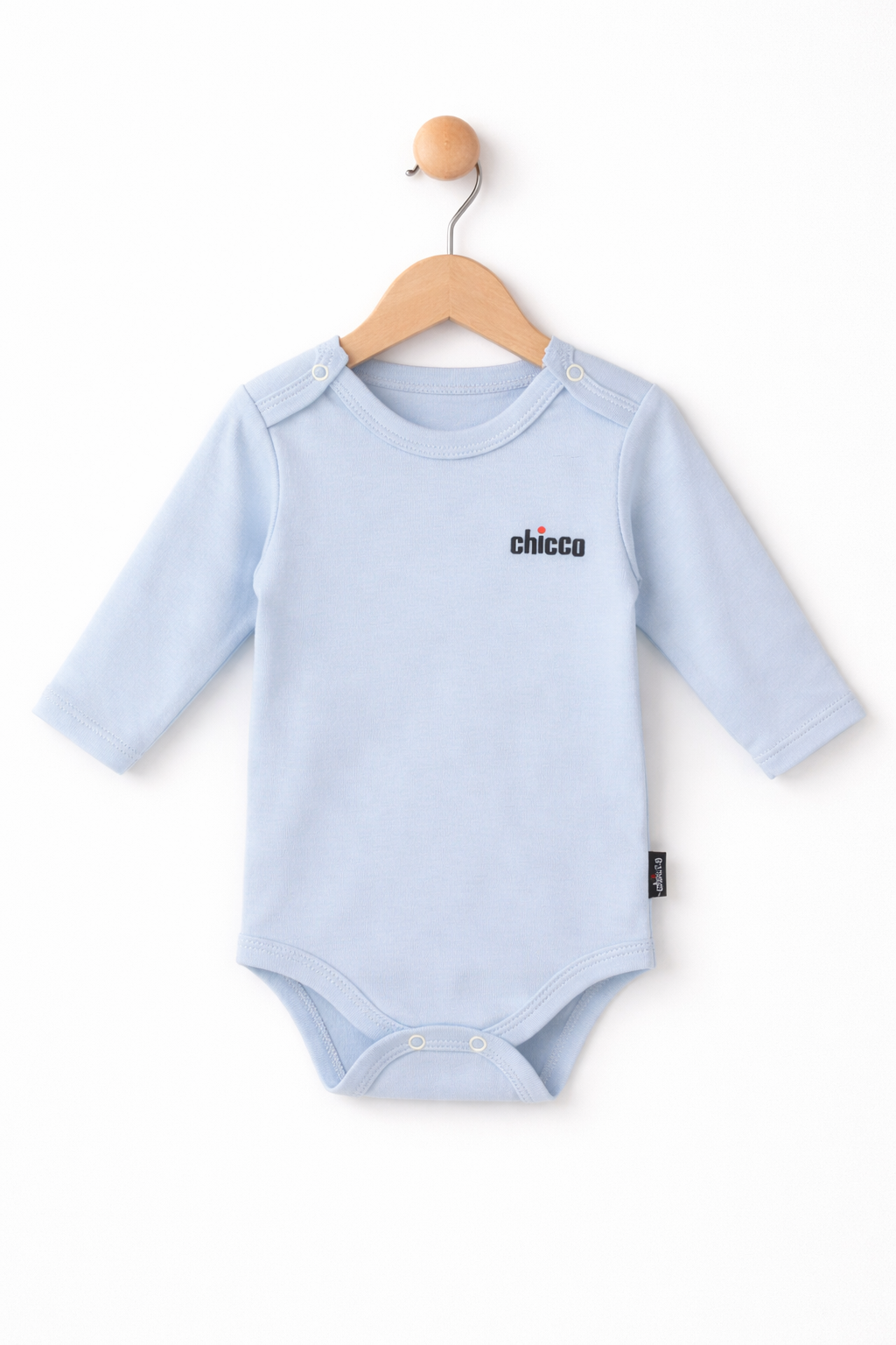 Body Premium cu Mâneci Lungi - Albastru Deschis