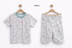 Pijamale de Vara 100%Bumbac -  Fabricat in Romania - 6 luni - 3 ani