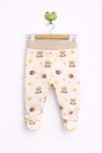 Set 5 piese pentru bebeluși 0-3 luni - 100% Bumbac - croak-Bej