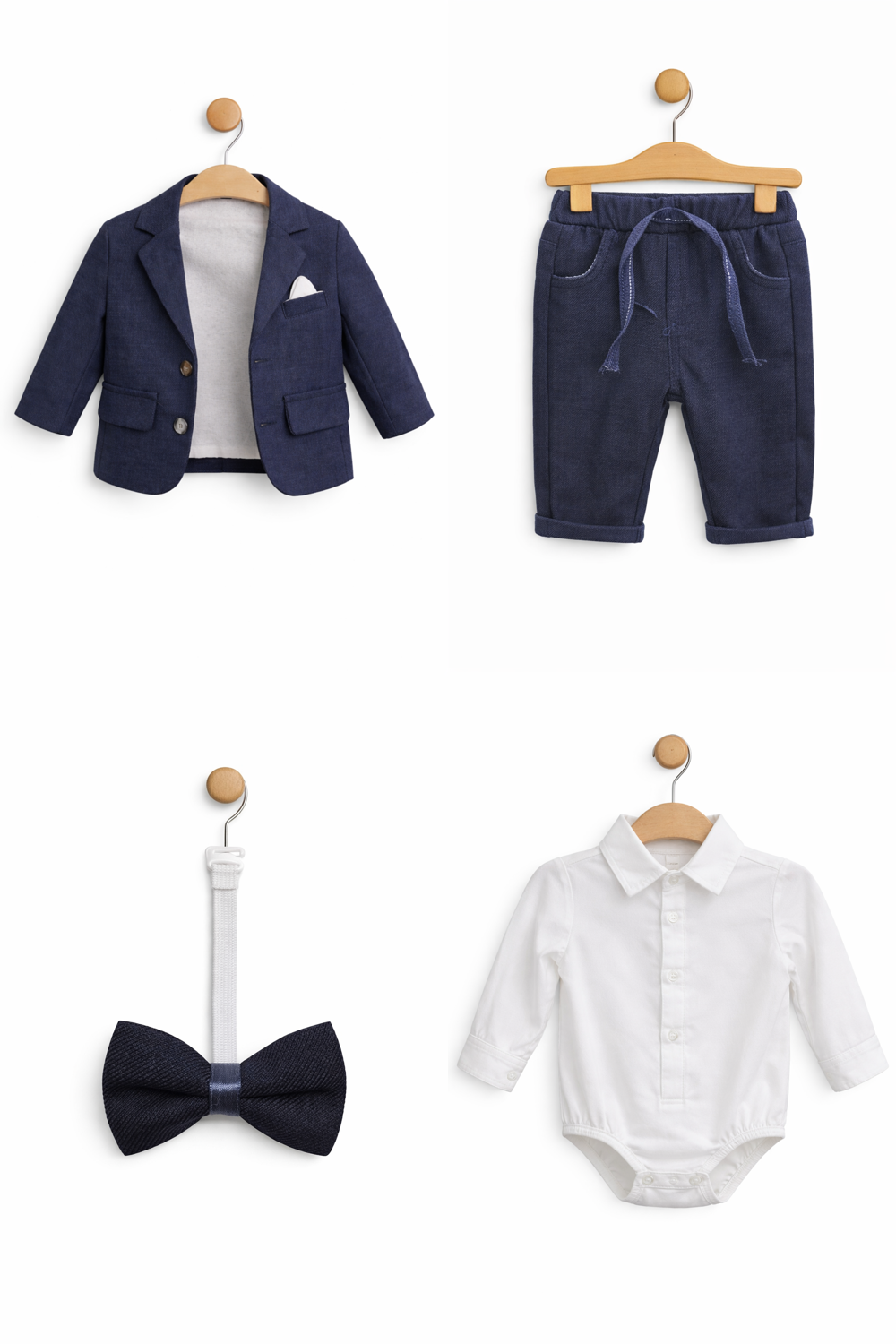 A. Costum Noblesse Baby Navy – Set 5 Piese Băieți Evenimente