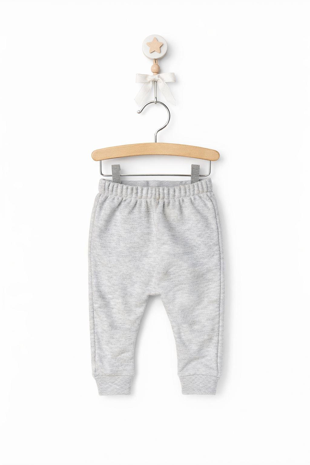 Set 3 piese pentru bebelusi – Hanorac cu glugă, body si pantaloni, model Three Bears, gri 0-12 luni