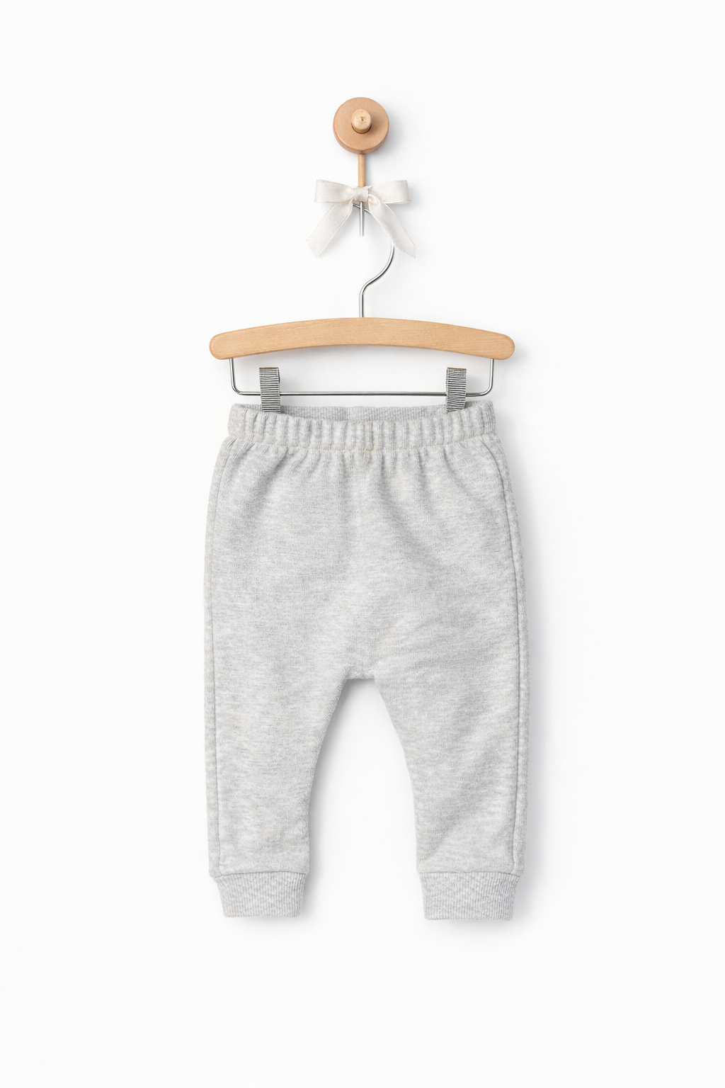 Set 3 piese pentru bebelusi – Hanorac cu glugă, body si pantaloni, model Three Bears, gri 0-12 luni