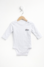 Body Premium cu Mâneci Lungi - Alb