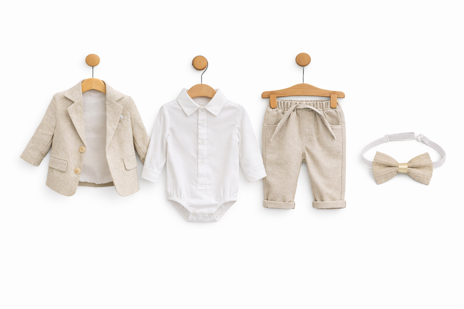 A. Costum Noblesse Sandy Stripes – Set 5 Piese Băieți Evenimente