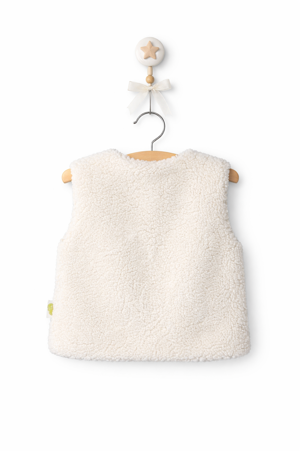 Vestută cocolino pufoasă pentru bebelusi 0-12 luni – model Ursulet